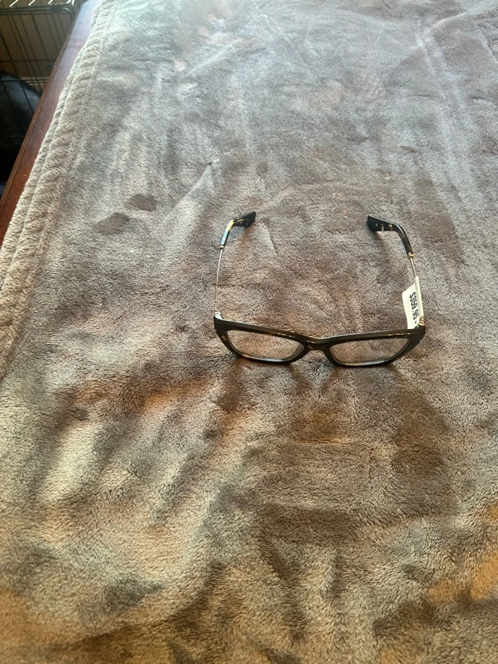 Burberry Black Tortoise Square Cat-Eye Glasses - Picture 4 of 4